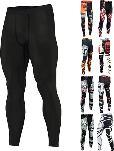 Vista 30 de Roar MMA - Pantalones de compresión para entrenamiento de gimnasio