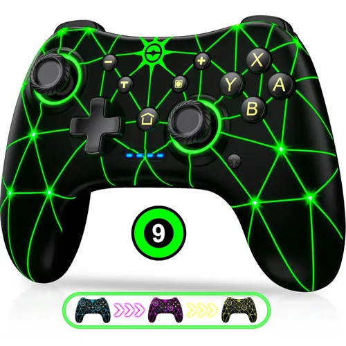 Vista 10 de Wireless Switch Controller for Nintendo Switch 2/Switch1/Lite/OLED Controller, Switch Controller with a Mouse Touch Feeling on Back Buttons, Extra