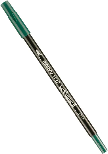 Vista 109 de Uchida 1122-C-3 Marvy Extra Fine Tip Le Plume II Rotulador de doble punta, azul