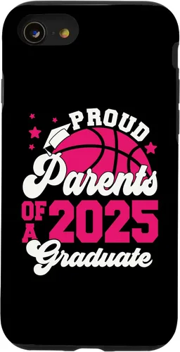 Vista 18 de iPhone XR Parents of a 2025 Graduate Senior Graduation Basketball Case