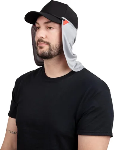 Vista 4 de CoolNES - Protección ajustable para cuello contra rayos ultravioletas, ajustable, multifuncional, 2 en 1, cubrebocas para pesca al aire libre, unisex