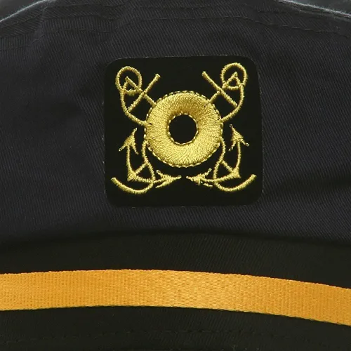 Vista 5 de Broner Gorras ajustables para capitán yate, talla única, cierre a presión