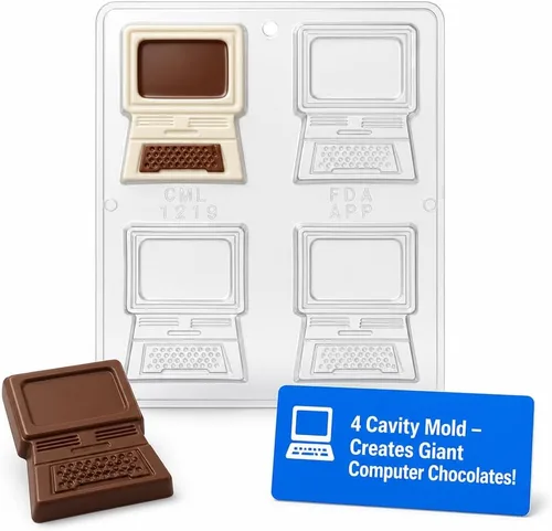 Vista 6 de Molde de caramelo de chocolate para computadora 1219