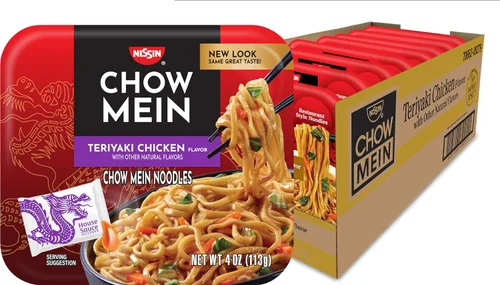 Vista 19 de Nissin Taza de fideos ramen con proteína, sabor a pollo picante con caldo de huesos, 16g de proteína, taza de 2.54 onzas (paquete de 6)