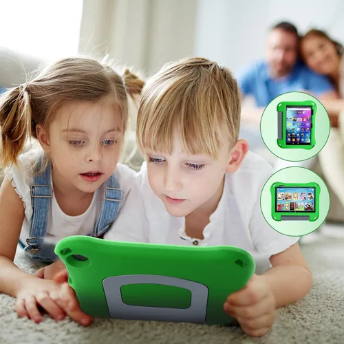 Vista 6 de Auorld - Funda para tableta de 8 pulgadas, ligera, a prueba de golpes, con soporte de asa para tableta 2022 de 8 pulgadas, no para tableta Samsung