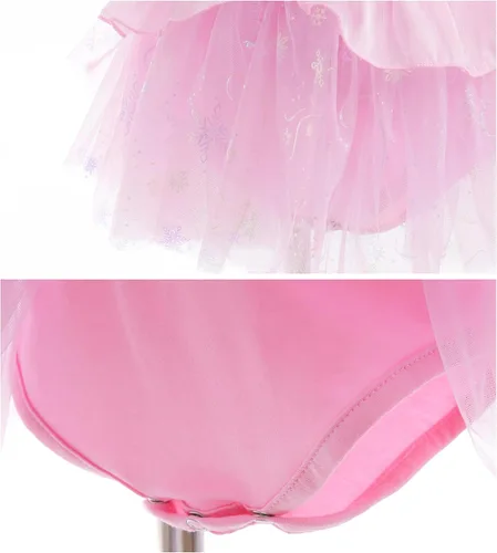 Vista 12 de Vestidos de princesa para niñas pequeñas, disfraz de mameluco para cumpleaños, Navidad, Halloween con diadema de 0 a 18 meses