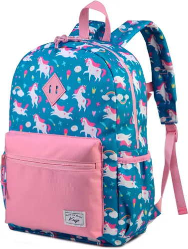 Vista 13 de Kasqo Mochila infantil para niños y niñas, mochila escolar de jardín de Dinosaurio Negro