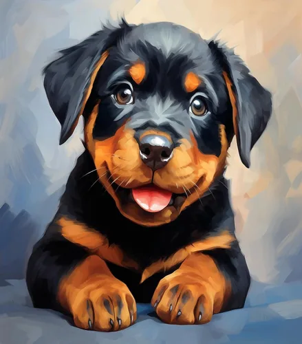 Vista 9 de ZMHZMY Rottweiler - Pintura por números para adultos, juego de pintura por números con pinceles profesionales, 15.7 x 19.7 pulgadas, sin marco