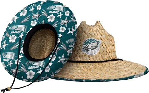 Vista 142 de FOCO - Sombrero de paja con logotipo de equipo universitario de NCAA y estampado floral para hombre