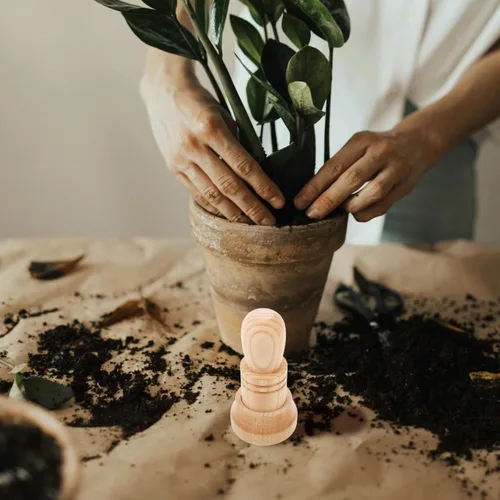 Vista 7 de IMIKEYA Juego de macetas de papel de madera, biodegradable, ecológico, fácil de usar, perfecto para plántulas, interior y exterior, 1 juego