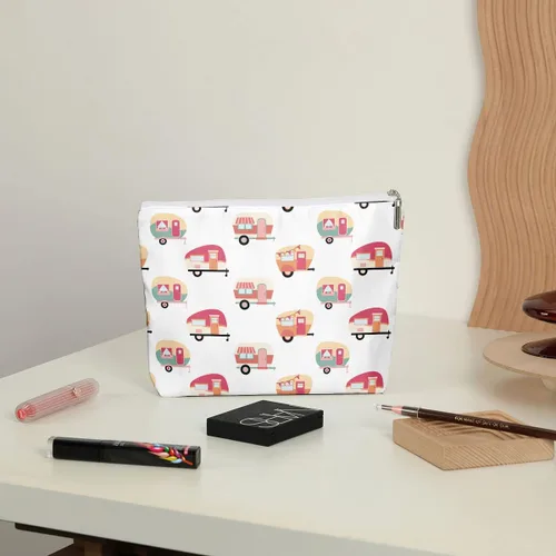 Vista 3 de 2 bolsas de maquillaje, bolsa de playa impermeable, para playa, piscina, viajes y campamento, para mujeres, mejor amiga, hermana Camper