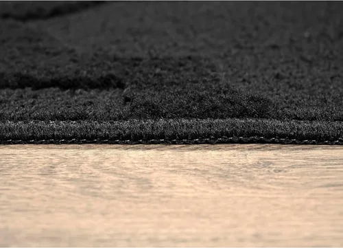 Vista 7 de Alfombra de Área Garland Rug Quatro Negra de 3' x 5' con Diseño de Enrejado Cut-Loop - Suave, Cómoda, Elegante y Económica en un Hermoso Color Negro