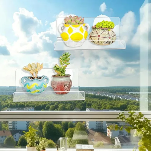 Vista 3 de Estante flotante para plantas de ventana