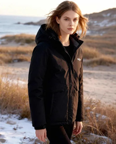 Vista 8 de Wantdo - Chaqueta de esquí impermeable para mujer, abrigo de invierno cálido y resistente al viento, abrigos de nieve