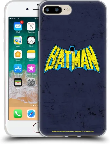 Vista 73 de Head Case Designs Funda de gel con licencia oficial de Batman DC Comics Bat Signal Logos [protección de grado militar] compatible con Apple iPhone 7