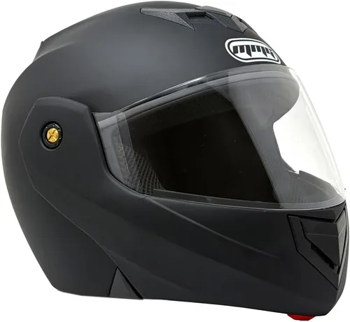 Vista 7 de MMG Casco modular abatible para motocicleta y deportes motorizados, aprobado por DOT