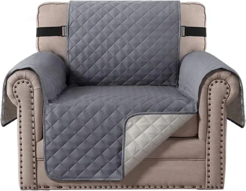 Vista 59 de MIFXIN Funda reversible para sofá, impermeable, antideslizante, lavable, con correa elástica, protector de muebles para mascotas, perros y niños
