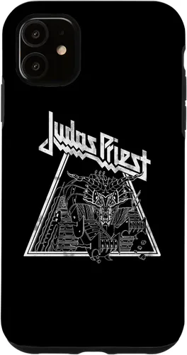 Vista 7 de iPhone 15 Judas Priest - Funda Wireframe Defenders