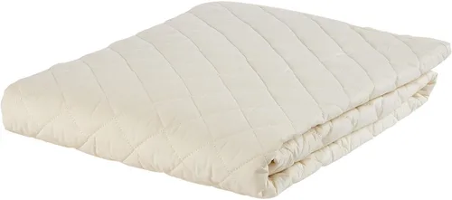 Vista 2 de Sleep & Beyond myProtector Protector de colchón lavable 2 en 1, relleno de lana natural, transpirable, cómodo, impermeable, se adapta a hasta 18