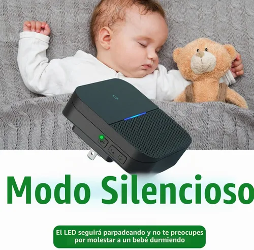 Vista 5 de AIDA Timbre inalámbrico iluminado para el hogar, timbre de batería impermeable inalámbrico de 1,000 pies, 5 niveles de volumen con 58 campanadas