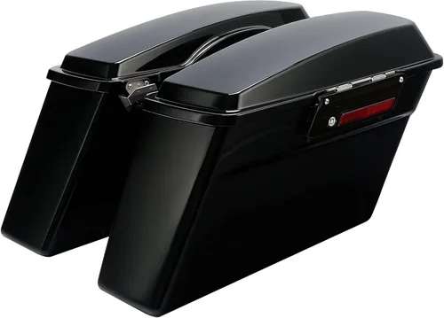 Vista 15 de SLMOTO Alforjas rígidas para Harley Electra Road King Glide 1994-2013 peltre Denim