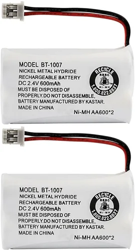 Vista 6 de Kastar Paquete de 1 batería de repuesto BT-1007 para Panasonic HHR-P506, HHR-P506A, HHR-P506A1B, KX-TGA400B, KX-TGA420B, PQHHR150AAZ1, PQHHR150AA21