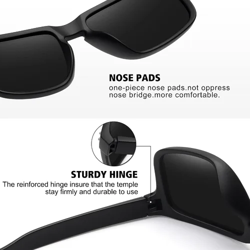 Vista 4 de MEETSUN Gafas de sol polarizadas para hombres y mujeres gafas de pesca con protección UV400