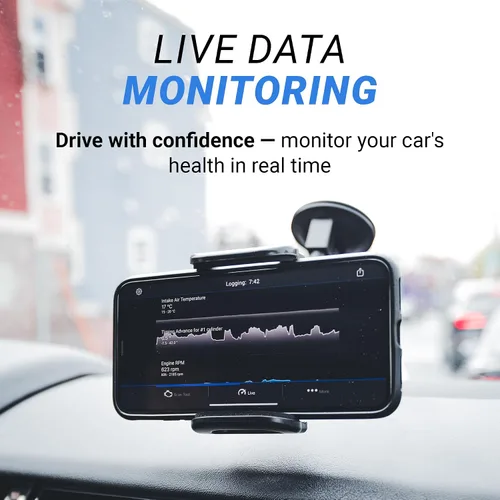 Vista 7 de BlueDriver Pro Next Gen OBD2 Escáner – Sin suscripción, lector de código de coche Bluetooth para iPhone y Android – Diagnostica más de 8000