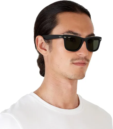 Vista 6 de Ray-Ban RB4340 Wayfarer Ease - Lentes de sol cuadrados negroG-15 verde 1969in NegroG-15 Verde