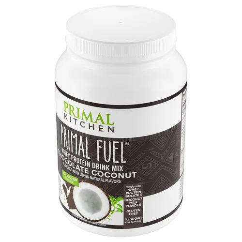 Vista 6 de Primal Kitchen Primal Fuel Proteína en Polvo de Suero de Leche de Chocolate y Coco, Sin Gluten y Sin Soja, 1.94 Libras