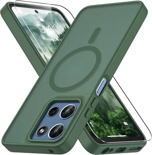 Vista 14 de Vansdon Funda para Samsung Galaxy S24 Plus, S25 Plus, S26 Plus, azul marino