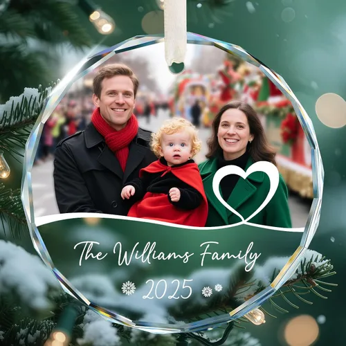 Vista 23 de Adornos con nombre de letra para árbol de Navidad, adornos de Navidad personalizados 2025, adornos de nombre inicial personalizados, decoraciones