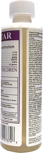 Vista 4 de 8oz Star San con botella de spray de 32 oz para elaboración casera