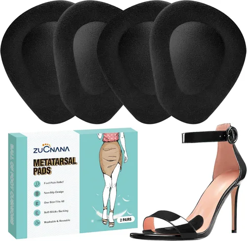 Vista 9 de ZUCNANA Almohadillas Metatarsianas para Mujeres, Cojines para la Planta del Pie para Tacones, Almohadillas de Gel Suaves para los Pies