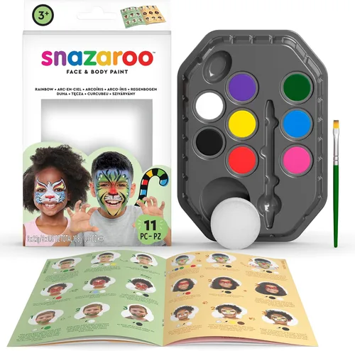Vista 12 de Snazaroo, kit paleta de pintura facial