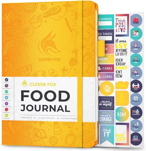 Vista 11 de Clever Fox Diario de Comida de Bolsillo - Diario de Comidas Diario, Planificador de Comidas para Llevar un Control de Calorías y Nutrientes