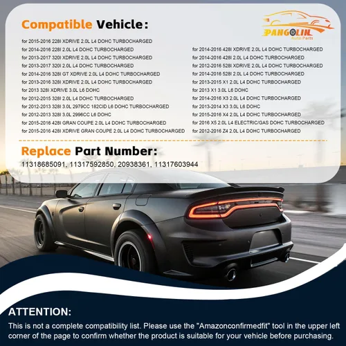 Vista 2 de PANGOLIN Kit de cadena de distribución 2.0T N20B20A para 125i 220i 328i 428i 320 X1 Z4 F10 2.0L L4 Turbo repuestos, reemplaza OE 11318685091, 11 31
