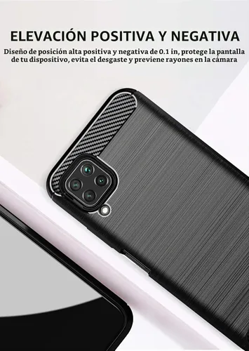 Vista 6 de Asuwish Funda para Huawei P40 Lite con protector de pantalla de vidrio templado y accesorios de celda, delgada TPU silicona protectora Hawaii Nova 6