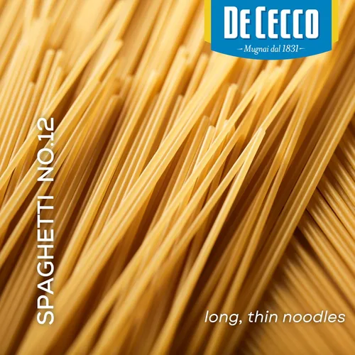 Vista 3 de De Cecco Pasta de espagueti No. 12, 16 onzas, auténtica, de secado lento