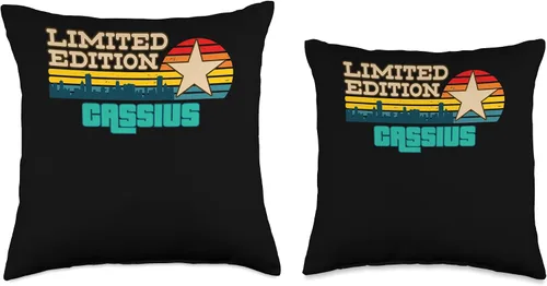 Vista 3 de Limited Edition Elian Retro Radio Cassette Name Throw Pillow