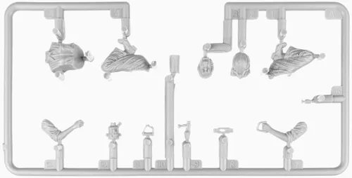 Vista 2 de MiniArt Sprue Brothers 1:35 Civilian Drivers 1930-40s Set de figuras MIA38050