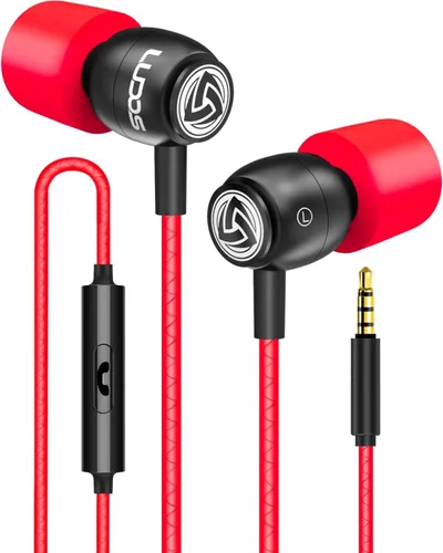 Vista 16 de Auriculares con cable Ludos Clamor, auriculares intraaurales, 5 años de garantía, auriculares con micrófono, auriculares con aislamiento de ruido