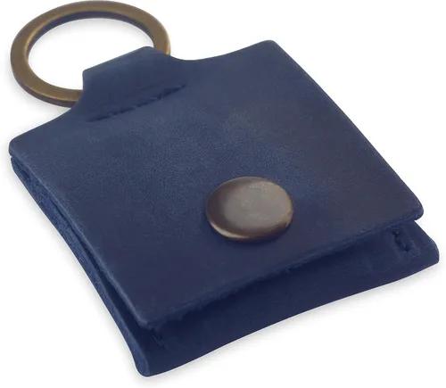 Vista 5 de Soporte de cuero para llavero, funda de viaje para anillo de boda, soporte para anillo de compromiso, bolsa para anillos, soporte para anillos