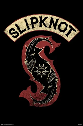 Vista 15 de Trends International Slipknot - Póster de pared de parche, 22.375 x 34 pulgadas, versión enmarcada en negro Versión con marco negro