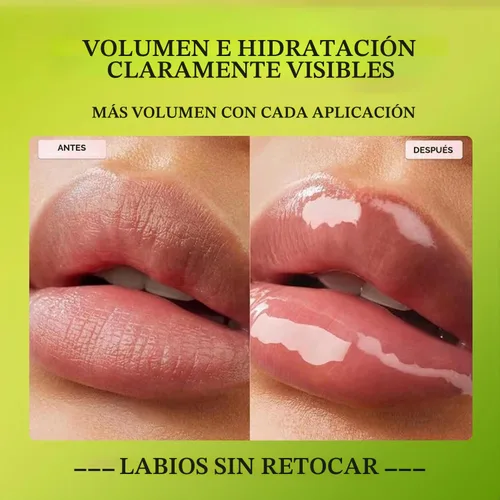 Vista 3 de Juego de esmalte de labios de 4 colores, aceite de labios con brillo tintado Conjunto A