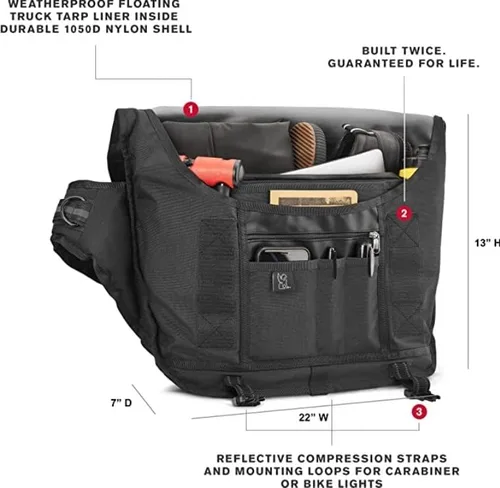 Vista 5 de Chrome Citizen - Bolso bandolera con hebilla icónica para cinturón de seguridad