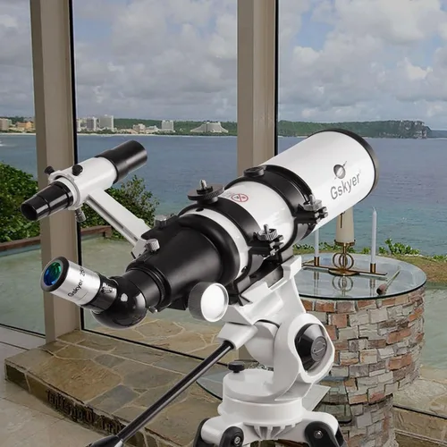 Vista 6 de Gskyer Telescopio, telescopios para adultos, telescopio refractor astronómico AZ de 80 mm para niños, astronomía para adultos, alcance de tecnología