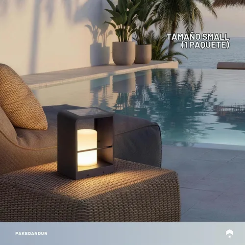 Vista 5 de Lámpara de mesa al aire libre solar LED, lámparas de mesa