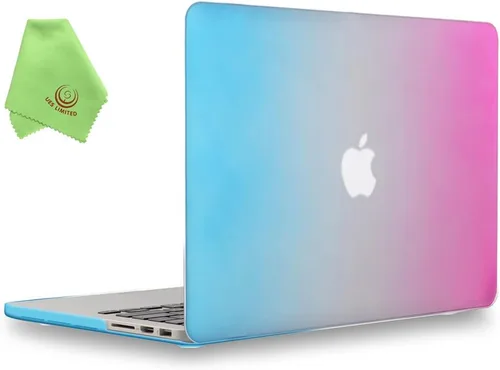Vista 21 de UESWILL Funda de Carcasa Rígida Mate Compatible con MacBook Pro (Retina, 13 pulgadas, principios de 2015/2014/2013/finales de 2012), Modelo Negro