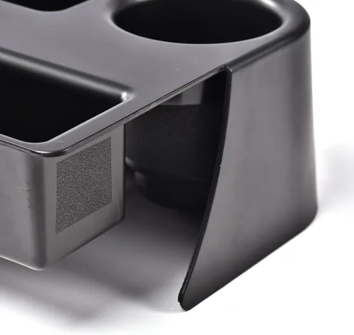 Vista 5 de PIT66 Soporte para taza de consola central, compatible con Dodge Ram 1500 2500 3500 1994-1997, color negro